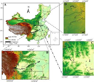 Fungal diversities and community assembly processes show different biogeographical patterns in forest and grassland soil ecosystems